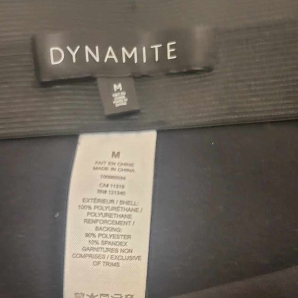 Dynamite Faux Leather Sexy  Pencil Skirt - Picture 3 of 7